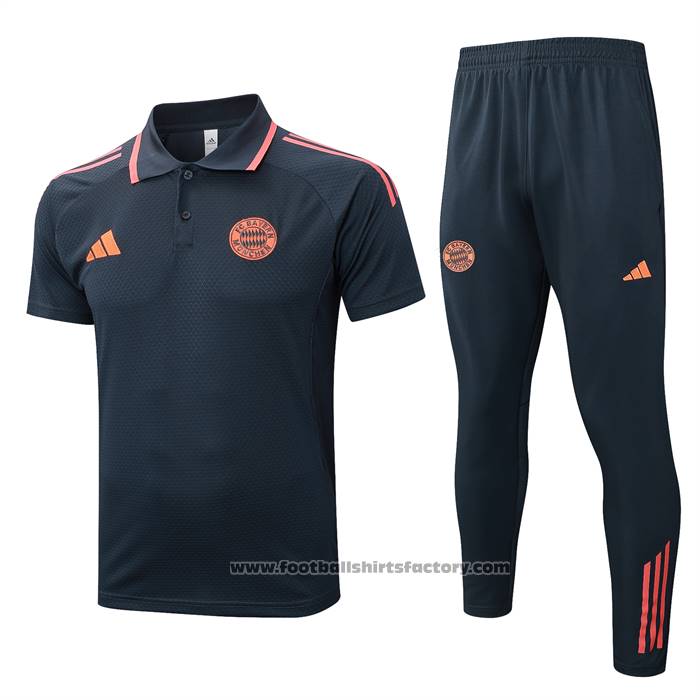 Polo Set del Bayern Munich 2025-2026 Grey Orange